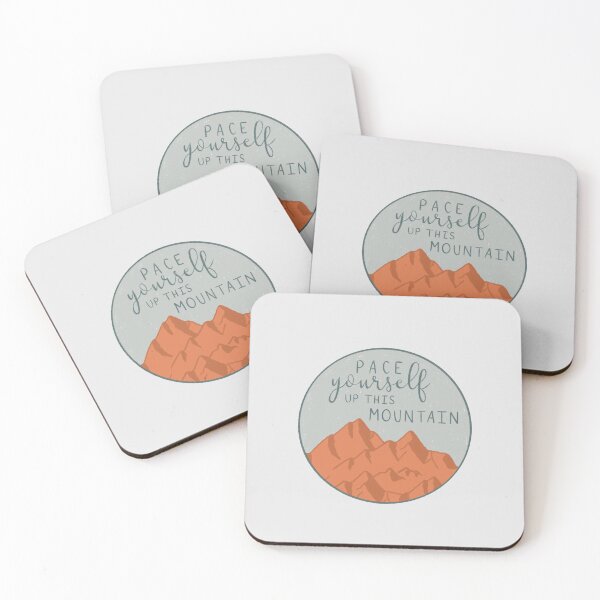 Item preview, Pace Yourself Up This Mountain designed and sold by Stickers-By-Sam.