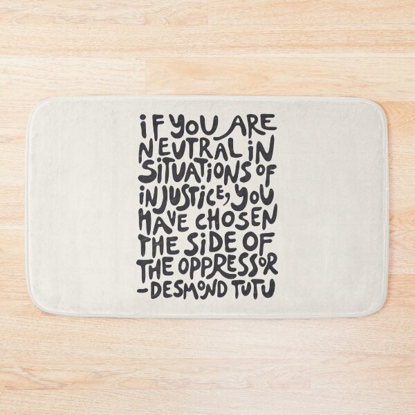 Item preview,  (old vintage print) if you are neutral in situations of injustice you have chosen the side of the oppressor (activist quote, groovy) designed and sold by acatalepsys.