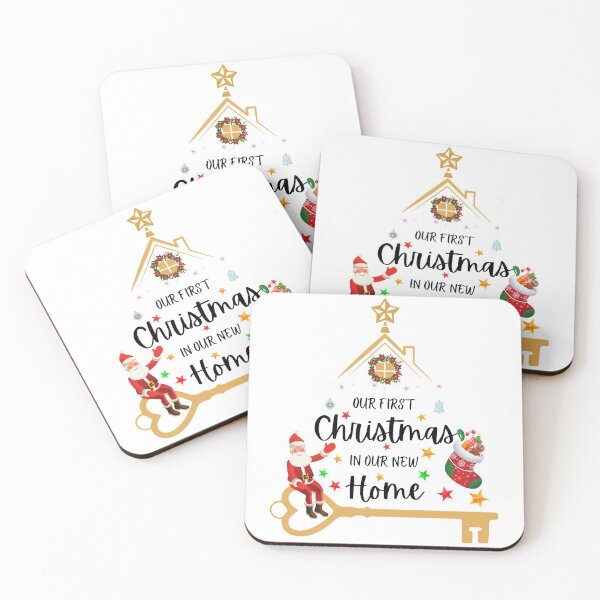 Item preview, Our First Christmas in Our New Home Graphic Design designed and sold by InkItStudio.
