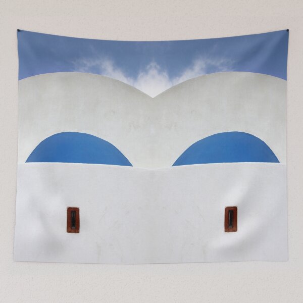 Aperçu de l'œuvre Grèce Cyclades Île Architecture grecque Minimaliste créée et vendue par Inogitna Designs.