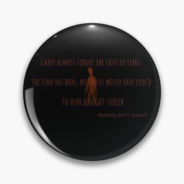 Item preview, Macbeth “The Taste of Fears” designed and sold by SisterRedcap.