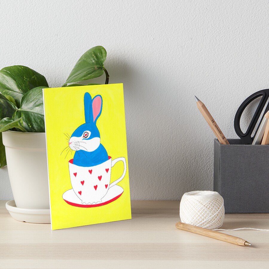 Item preview, Art Board Print designed and sold by bluerabbitart.