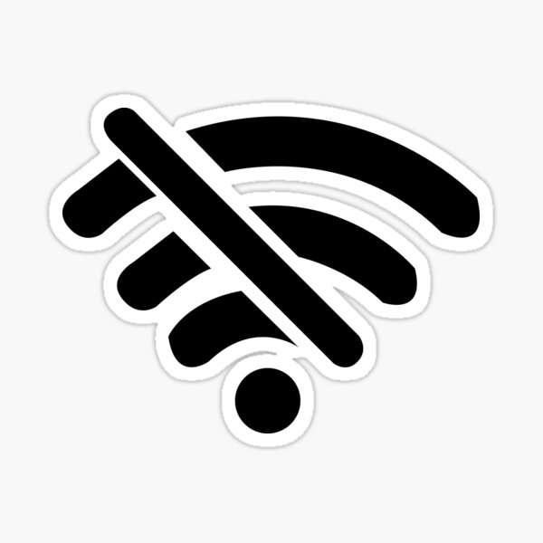 Wifi Spot Radiowaves Logo Vinyl Sticker Decal Choose Size & Color 
