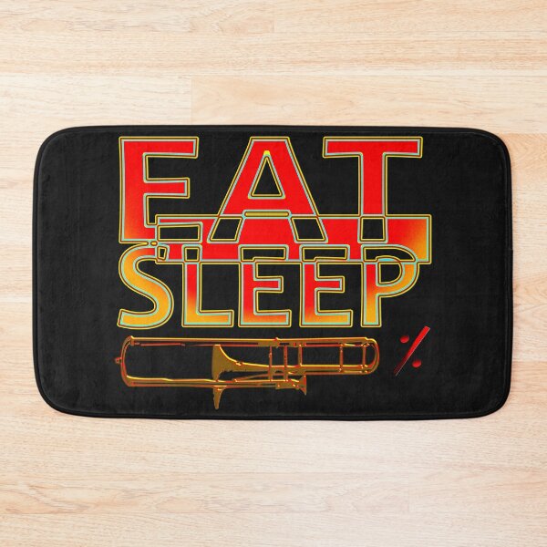 Item preview, EAT SLEEP SLEEP TROMBONE REPEAT designed and sold by Ralek.