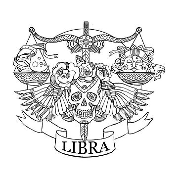 Artwork thumbnail, Spooky libra by Katherine Sanders
