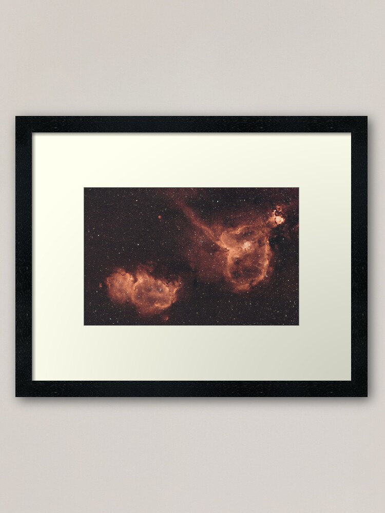 Alternate view of Heart & Soul Nebulae (IC1805 & IC1848) Framed Art Print