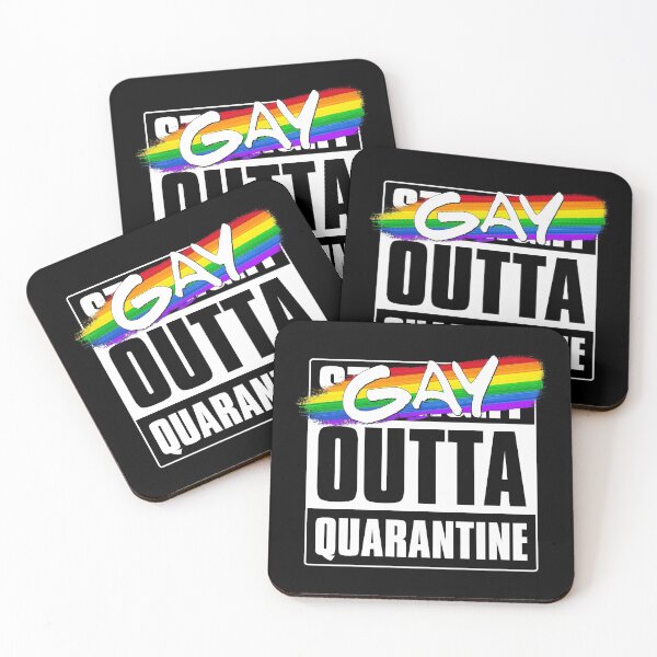 Item preview, Gay Outta Quarantine - LGBTQ Pride designed and sold by Patrick Hiller.