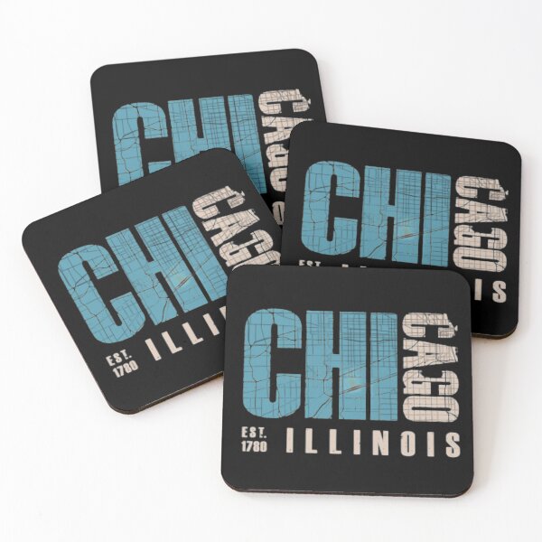 Item preview, Chicago graphic typography designed and sold by Rakos-Merch.