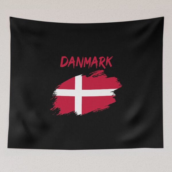Item preview, Denmark danish flag flag designed and sold by GeogDesigns.