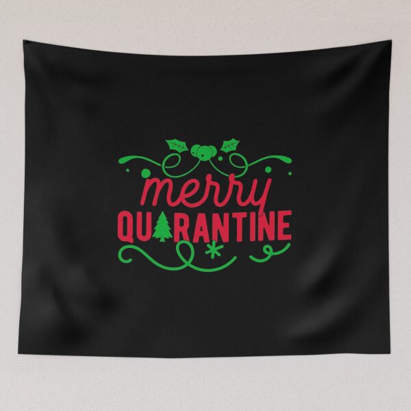 Item preview, Merry Quarantine Christmas designed and sold by artworkbyrihen.
