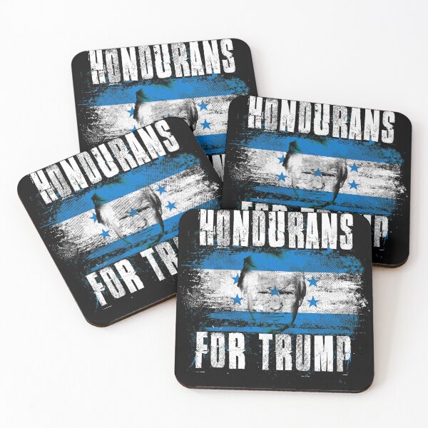 Item preview, Hondurans For Trump - Trump 2020 Patriotic Flag designed and sold by ockshirts.