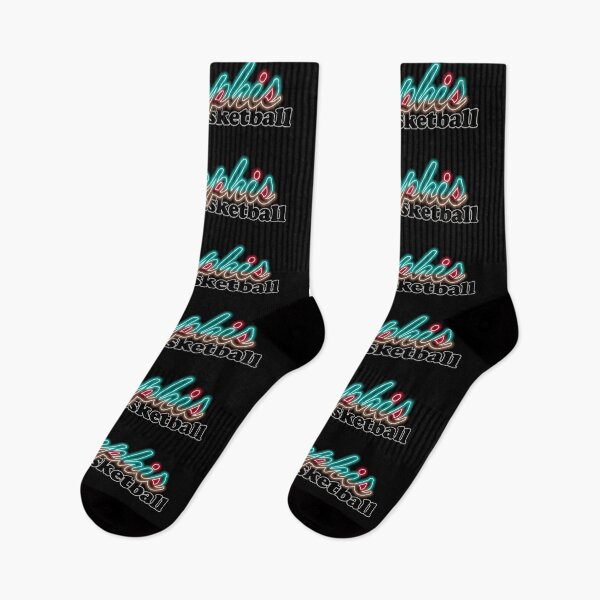 Item preview, Fan of Basketball in Memphis Neon Turquoise and Bronze w Red Accents (Retro) designed and sold by gkillerb.