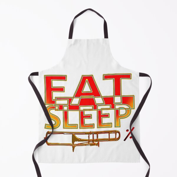 Item preview, EAT SLEEP TROMBONE REPEAT designed and sold by Ralek.