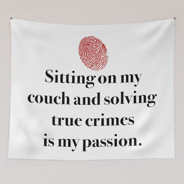 Item preview, True crime junkie designed and sold by Khruvenaroh.