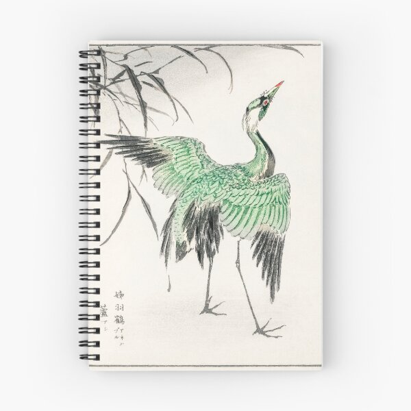Item preview, demoiselle crane and reed illustration 41572333840 designed and sold by Bird-Lore.