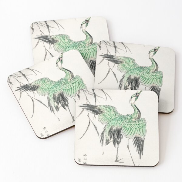 Item preview, demoiselle crane and reed illustration 41572333840 designed and sold by Bird-Lore.