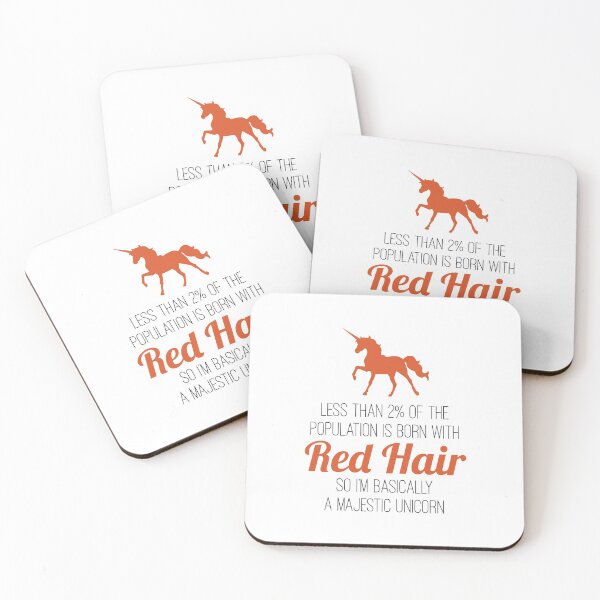 Item preview, Redheads Are Basically Majestic Unicorns designed and sold by creativecurly.