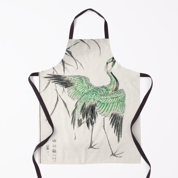 Item preview, demoiselle crane and reed illustration 41572333840 designed and sold by Bird-Lore.