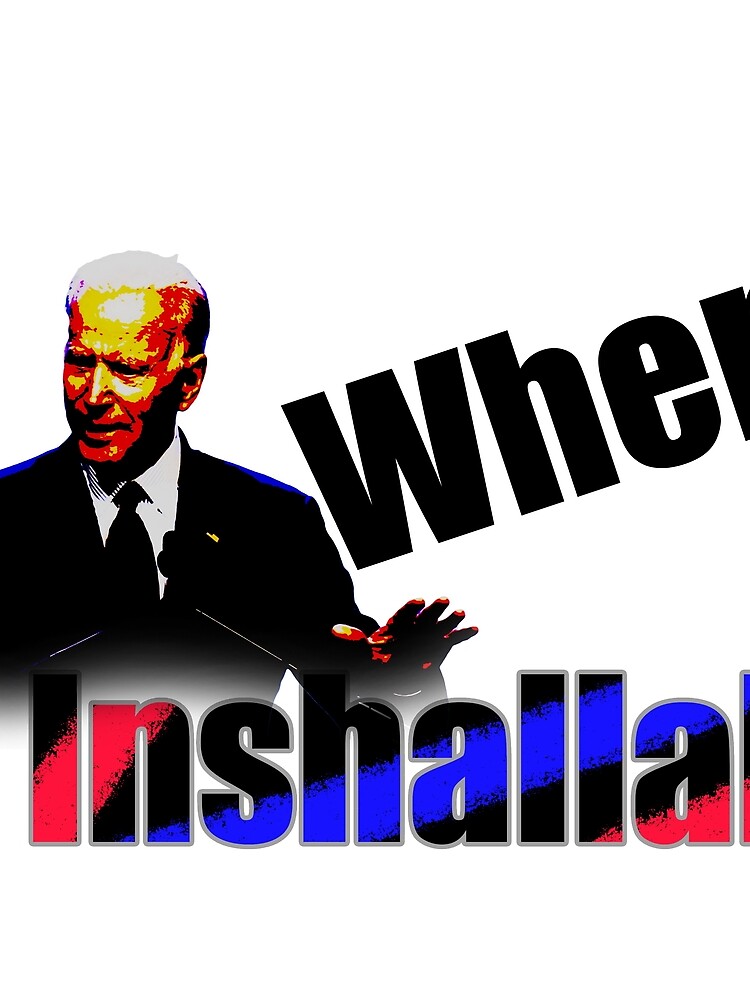 Thumbnail 3 of 3, Scarf, When? Inshallah. designed and sold by Monbo.