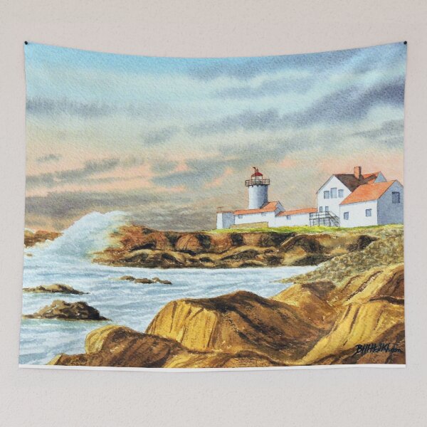 Item preview, Stormy Weather Eastern Point Lighthouse Gloucester MA designed and sold by William Holkham.