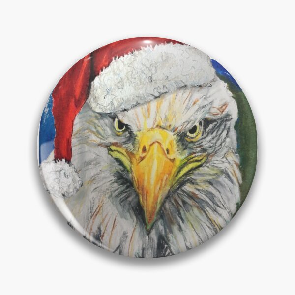 Item preview, Holiday Eagle Portrait designed and sold by jenesaiscluck.