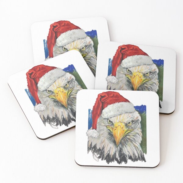 Item preview, Holiday Eagle Portrait designed and sold by jenesaiscluck.