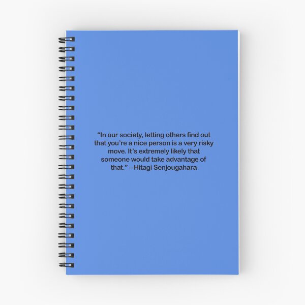 Item preview, Hitagi Senjougahara - Quote designed and sold by Epicanimequotes.