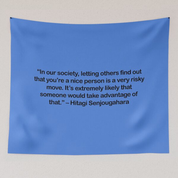 Item preview, Hitagi Senjougahara - Quote designed and sold by Epicanimequotes.