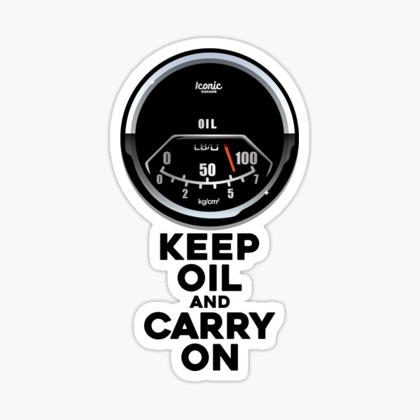 Keep Oil Sticker