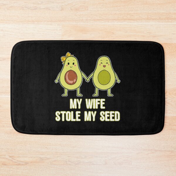 Item preview, My Wife Stole My Seed Avocado Couple Pregnancy   designed and sold by BornDesign.