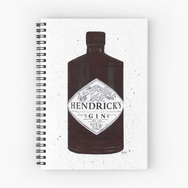 Item preview, Hendricks Gin Bottle Print, Gin Painting, Gin Art, Gin Illustration, Wall Art designed and sold by R Bex.