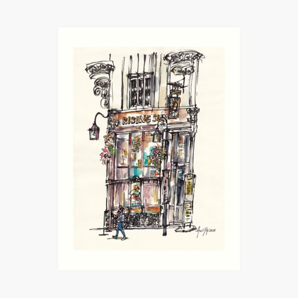 Rising Sun Shop Art Print