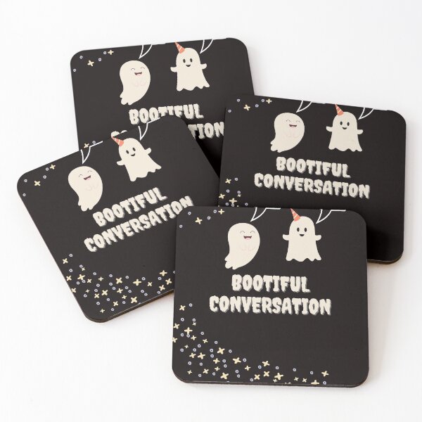 Item preview, Bootiful conversation Cute Ghosts Unicorn  designed and sold by Simona Balan.