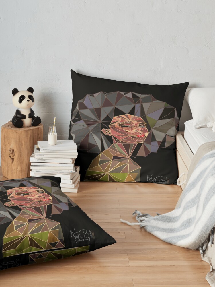 Alternate view of Afro Mosaic Floor Pillow