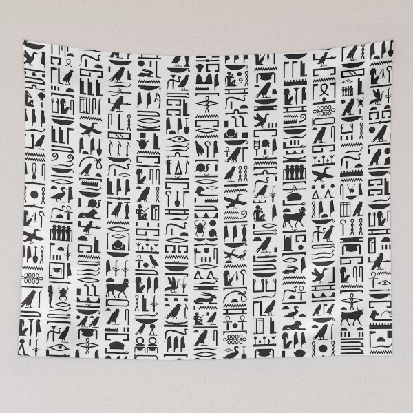 Item preview, Hieroglyphic designs designed and sold by Voyage Vistas.