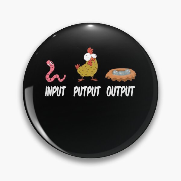 Item preview, Input Putput Output Chickens Chicken Farmer designed and sold by MooonTees.