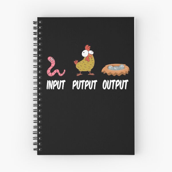 Item preview, Input Putput Output Chickens Chicken Farmer designed and sold by MooonTees.