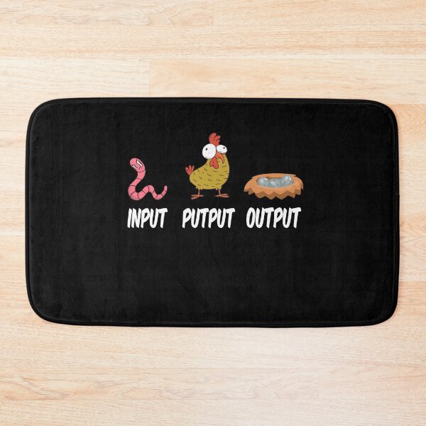 Item preview, Input Putput Output Chickens Chicken Farmer designed and sold by MooonTees.