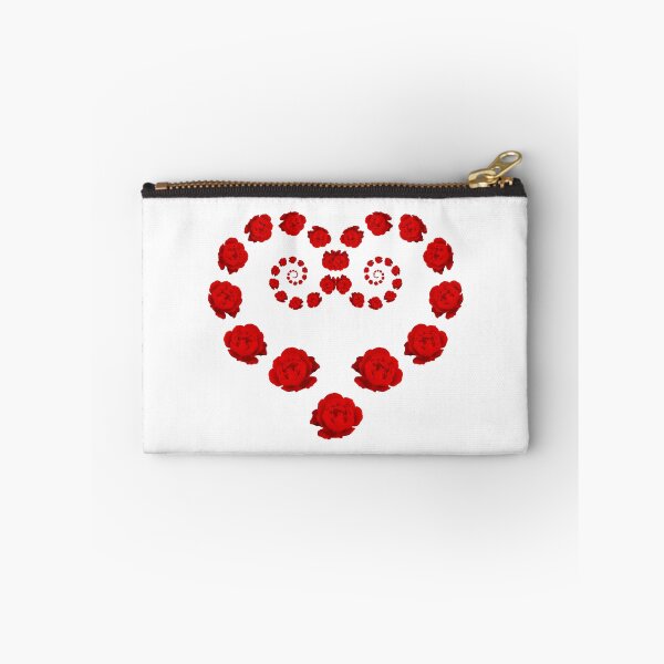 Item preview, Red English Rose Elaborate Heart designed and sold by TeeandToast.