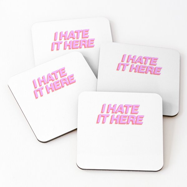 Item preview, I Hate It Here Funny Sarcastic Teen Pink designed and sold by sharedipmemes.