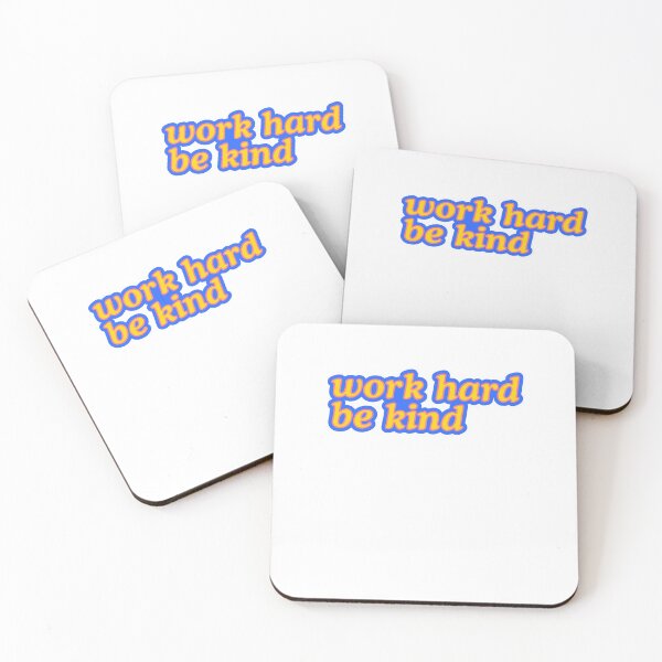 Item preview, Work Hard Be Kind Retro Colorful Motivational designed and sold by sharedipmemes.