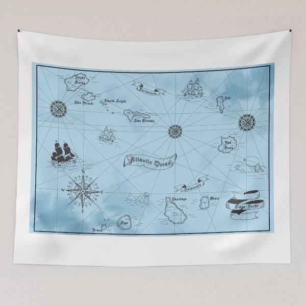Item preview, Map to paradise designed and sold by Jazzandmint.
