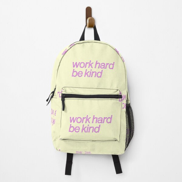 Item preview, Work Hard Be Kind Pink Inspiring Cute designed and sold by sharedipmemes.