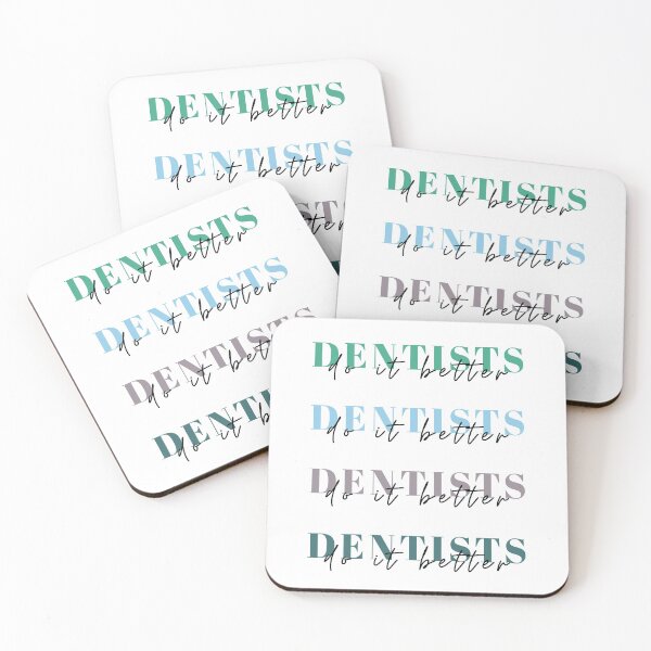 Item preview, Dentists do it better funny quote pack designed and sold by Trendelicious.