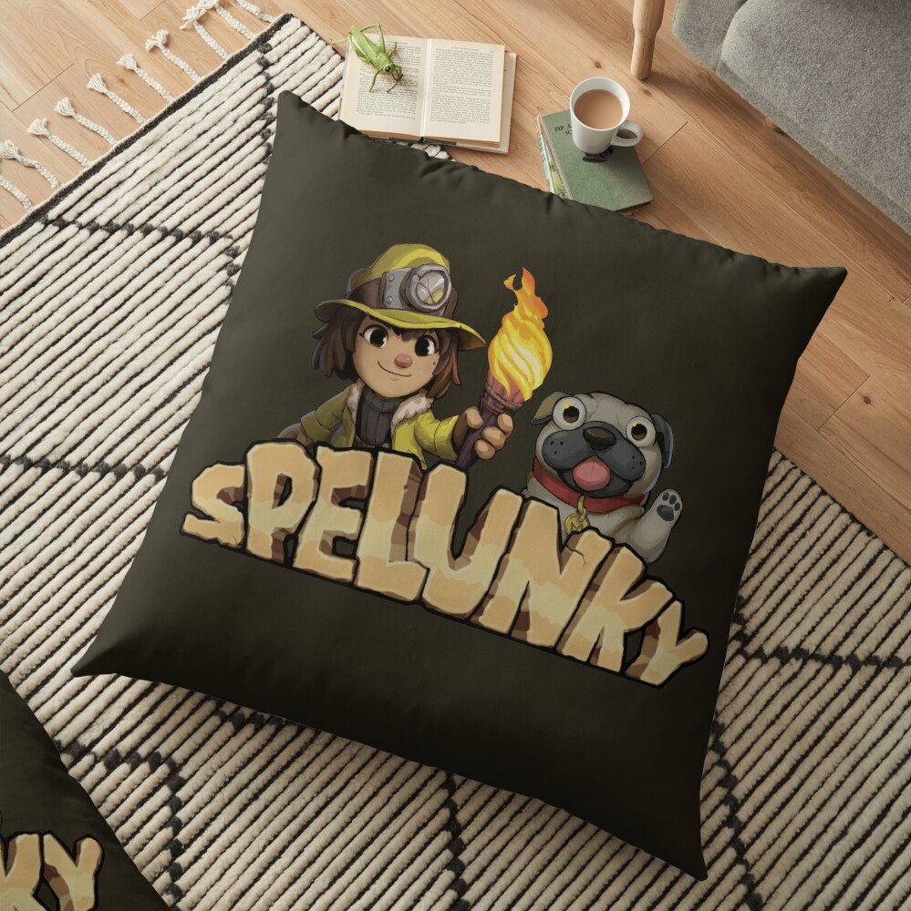 Spelunky Floor Pillow