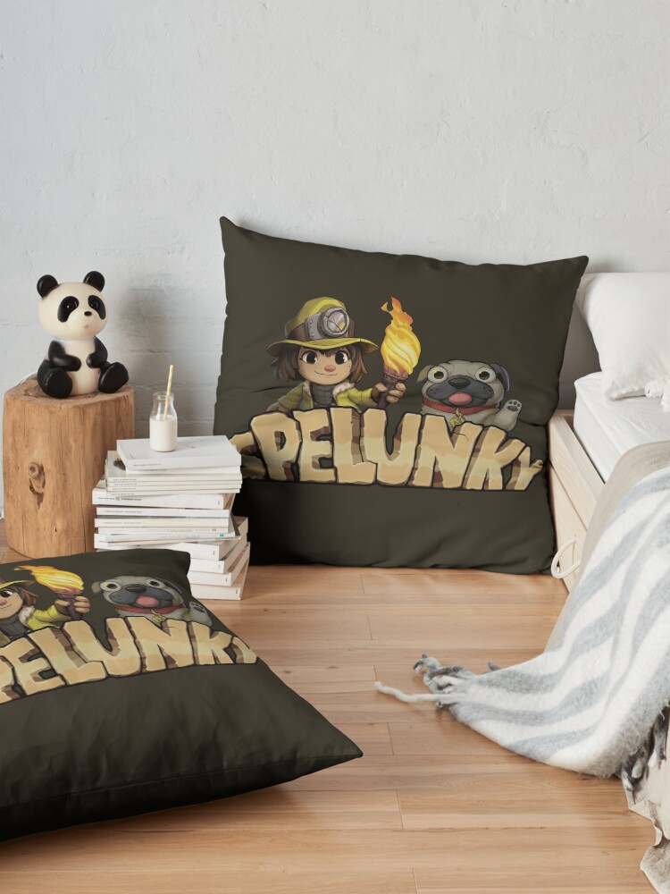 Alternate view of Spelunky Floor Pillow
