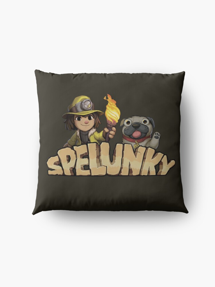Alternate view of Spelunky Floor Pillow