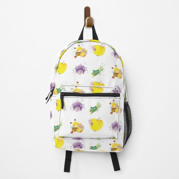 Item preview, Cute Creepy Crawlies Sticker Pack - Bumblebee, Spider, Caterpillar, Grasshopper - Bugs / Insects / Kawaii designed and sold by laptop-sticker.