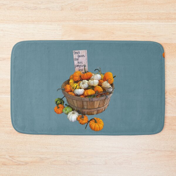 Item preview, Autumn Pumpkin Basket designed and sold by jmacnairart.