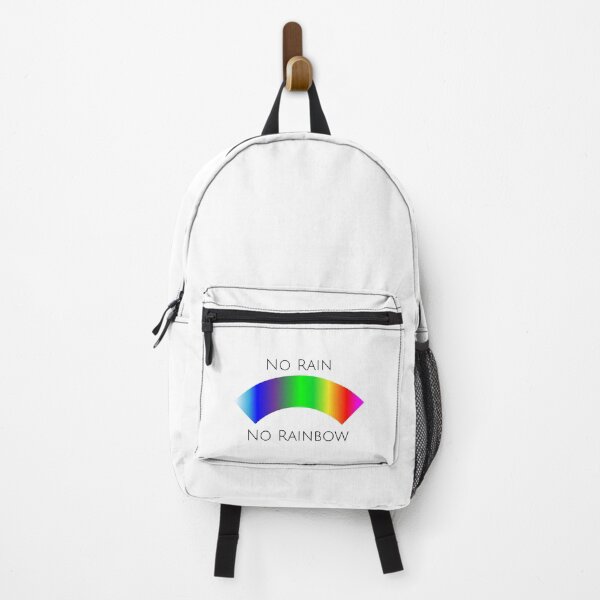 Item preview, No rain No rainbow; Colorful quote designed and sold by cyhdesign.